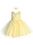 Tip Top Kids Girls 3D Floral Applique Special Occasion Dress, Sizes 6M-24M - SophiasStyle.com